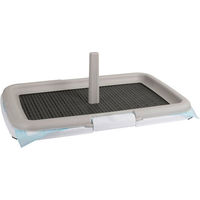 Produktbild von Kerbl Hundetoilette Welpen Training Set Grau Kunststoff 60x40x4 cm