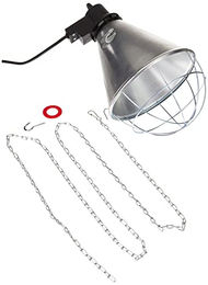 Kerbl Infrarot Wärmestrahler Rotlichtlampe aus Aluminium für Ferkel und Küken Silber 21 cm – Bild 1 von 4