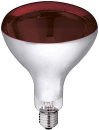 Kerbl Infrarotlampe Rot aus Hartglas 150 W Wärmelampe für Schweine und Geflügel – Bild 1 von 4