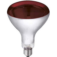 Produktbild von Kerbl Infrarotlampe Rot aus Hartglas 150 W Wärmelampe für Schweine und Geflügel