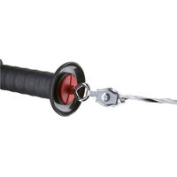 Produktbild von Kerbl Isolierender Torgriff mit Seilanschluss aus Metall in Schwarz