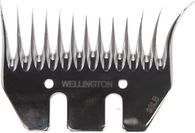 Kerbl Kamm für Rasenmäher Wellington 793 mit 13 Zähnen aus Metall in Schwarz und Silber – Bild 1 von 1