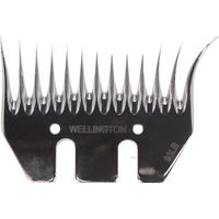 Produktbild von Kerbl Kamm für Rasenmäher Wellington 793 mit 13 Zähnen aus Metall in Schwarz und Silber