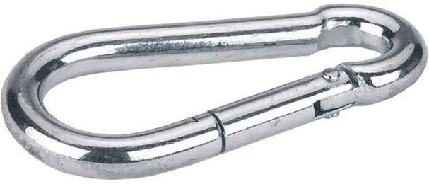 Produktbild von Kerbl Karabinerhaken 3er Set aus Metall in Silber