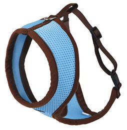 Kerbl Katzengeschirr Active Blau mit 120 cm Leine aus Mesh mit Klickverschluss – Bild 1 von 4