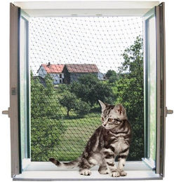 Kerbl Katzenschutznetz transparent 6 x 3 m - 18 m – Bild 1 von 4