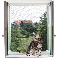 Produktbild von Kerbl Katzenschutznetz transparent 6 x 3 m - 18 m