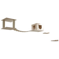 Produktbild von Kerbl Katzenspielplatz Top Kratzbaum aus Holz in Natur und Weiß