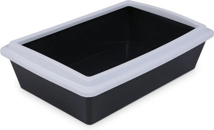 Kerbl Katzentoilette als offene Schalentoilette aus Kunststoff mit Rand – Bild 1 von 2