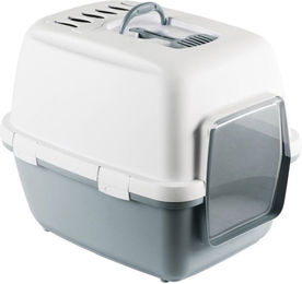 Kerbl Katzentoilette Cathy Comfort Haubentoilette aus Kunststoff mit Türe - 15 kg – Bild 1 von 2