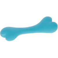 Produktbild von Kerbl Kauspielzeug Gummiknochen aus Vollgummi Blau für Welpen - 17 cm