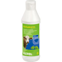 Produktbild von Kerbl KerbatMint 35 Euterpflege in der Dosierflasche EU-Bio
