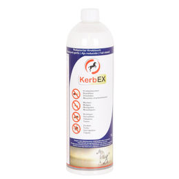 Kerbl KerbEX blau Insektenabwehr Fellspray für Pferde mit reduziertem Knoblauch 1 Liter - 1 l – Bild 1 von 5