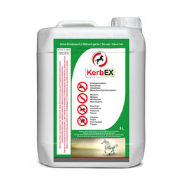 Kerbl KerbEx grün Fliegenspray Insektenabwehrmittel für Pferde 5 Liter ohne Knoblauch - 5 l – Bild 1 von 2