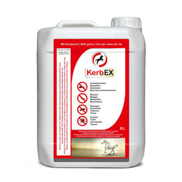 Kerbl KerbEX Rot Insektenabwehrmittel Fliegenspray für Pferde 5L Kanister - 5 l – Bild 1 von 4