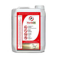 Produktbild von Kerbl KerbEX Rot Insektenabwehrmittel Fliegenspray für Pferde 5L Kanister - 5 l