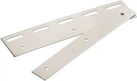 Produktbild von Kerbl Kippplatte für Streifenvorhang aus Edelstahl
