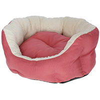 Produktbild von Kerbl Kittenbett aus Plüsch Rosa Weiß Größe L