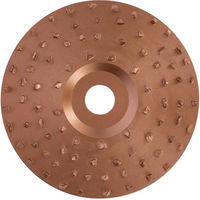 Produktbild von Kerbl Klauenscheibe für die Hufpflege aus Metall 125 mm Körnung 40 weit bestückt