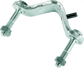 Produktbild von Kerbl Klemmbügel-Set aus Edelstahl in Silber für Hund, Katze, Kaninchen und Vögel