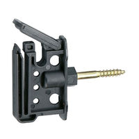 Produktbild von Kerbl Klippisolator Maxi Tape Schraubenclip für Band und Seil 6 mm Stütze Schwarz 30 Stück