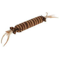 Produktbild von Kerbl Korki Federrolle Katzenspielzeug mit Catnip 48 cm Braun