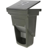 Produktbild von Kerbl Kraftfutterbox klein grün 13l mit Blecheinsatz