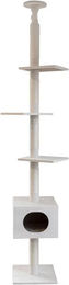 Produktbild von Kerbl Kratzbaum Ferdi mit Deckenspanner und Sisal in Weiß