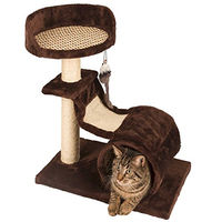 Produktbild von Kerbl Kratzbaum Safari Air für Katzen, Braun mit Sisal, 49x30x61cm