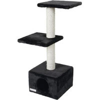 Produktbild von Kerbl Kratzbaum Venus Sweet für Katzen, Schwarz, 30 x 30 x 85 cm