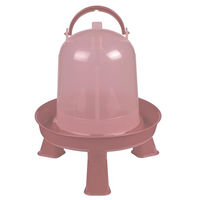 Produktbild von Kerbl Kunststoff-Tränke für Hühner, Enten und Wachteln in Rosa Transparent 3 L