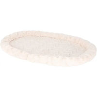 Produktbild von Kerbl Kuschelbett für Hunde und Katzen aus Plüsch wendbar beige Größe L