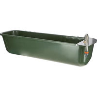 Produktbild von Kerbl Lange Tränke Schwimmerhahn aus Edelstahl in Silber und Grün