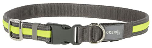 Kerbl Light & Reflex Leuchthalsband für Hunde Gelb S/M – Bild 1 von 2