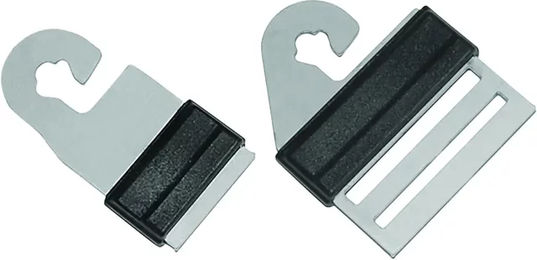Produktbild von Kerbl Litzclip Bandverbindung 442007/046 Silber 4er Pack