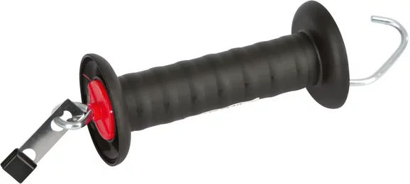 Produktbild von Kerbl Litzclip Isoliergriff für Zauntür mit Verbinder aus Kunststoff in Schwarz 5er Pack