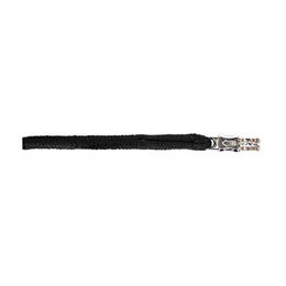Kerbl Longe aus Baumwolle mit Panikhaken in Schwarz 2m – Bild 1 von 2