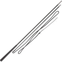 Produktbild von Kerbl Longierpeitsche zweiteilig aus Fiberglas 180 cm Schwarz - 180 cm