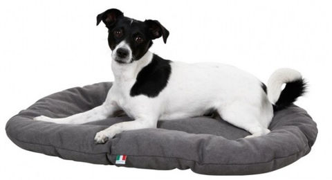 Kerbl Lucca Hundekissen aus Stoff in Grau 117x75 cm – Bild 1 von 2