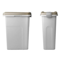 Kerbl Luftdichter Futtercontainer für Tierfutter 25 Liter Braun/Weiß - 25 l – Bild 1 von 3