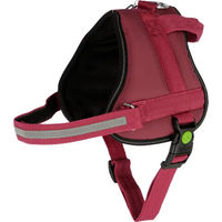 Produktbild von Kerbl Maestro 2.0 Hundegeschirr aus Polyester in Rot mit Adresstube 57-77 cm