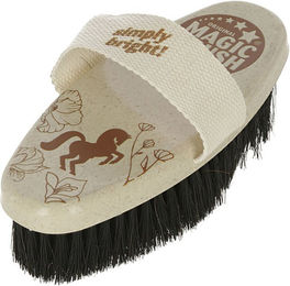 Kerbl Magic Brush Fellglanzbürste mit Rosshaar 17x8 cm – Bild 1 von 4