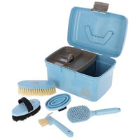 Produktbild von Kerbl Magic Brush Putzbox Waterlily Pastell-blau aus Kunststoff