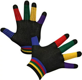 Produktbild von Kerbl Magic Grippy Kinderhandschuhe aus Kunststoff bunt