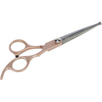 Produktbild von Kerbl MagicBrush Grooming-Schere für Hunde aus Edelstahl in Gold