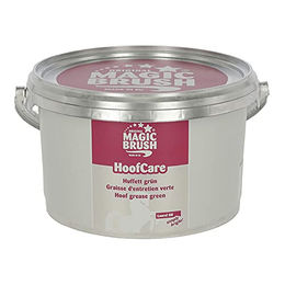 Kerbl MagicBrush Huffett Hufpflege Bürste mit 2500 ml Eimer Grün - 6 x 2500 ml – Bild 1 von 3