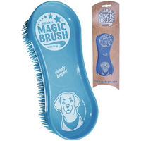 Produktbild von Kerbl MagicBrush Hundebürste für Kurzhaarige Hunde in Blau - 1 Stk.