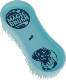 Kerbl MagicBrush Hundebürste Soft für sensible Hunde mit Kurzhaar in Blau – Bild 1 von 2