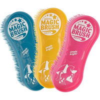 Produktbild von Kerbl MagicBrush Striegel-Set aus Kunststoff - 3 x 1 Stk.