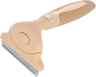 Kerbl MagicBrush Unterwollkamm für Hunde aus Edelstahl in Gold oder Beige – Bild 1 von 4
